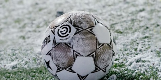 KNVB bereid zich voor op voetballen in de sneeuw